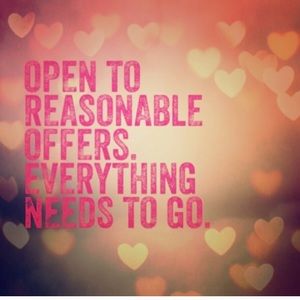 Spring cleaning sale!!Everything needs to go!