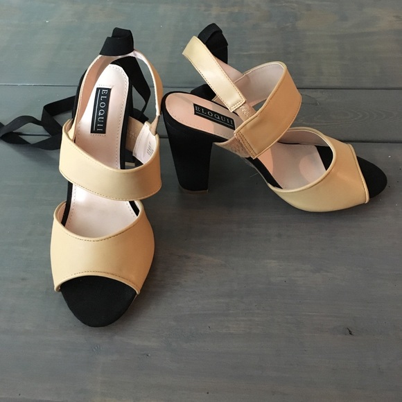 Eloquii Shoes - Eloquii color block heel