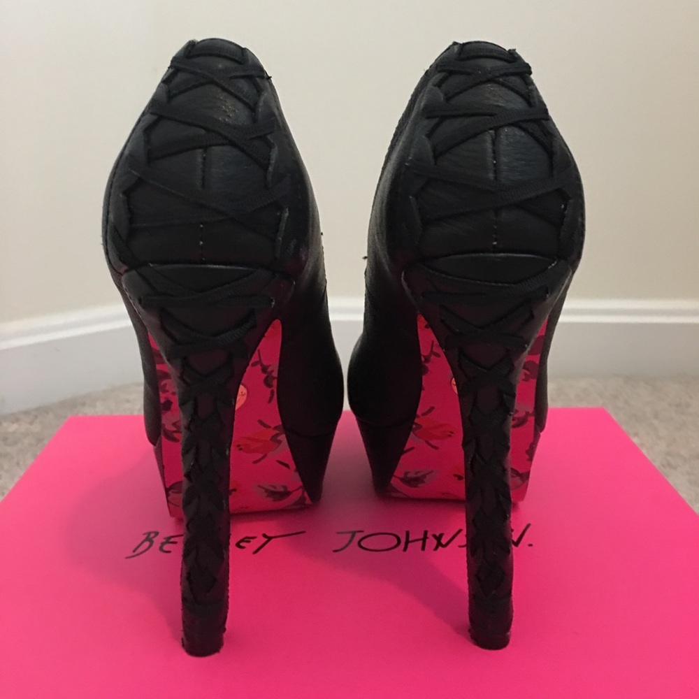 Betsy Johnson Dita Corset Heels