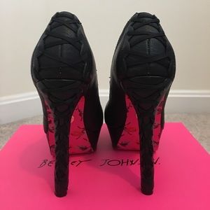 Betsy Johnson Dita Corset Heels