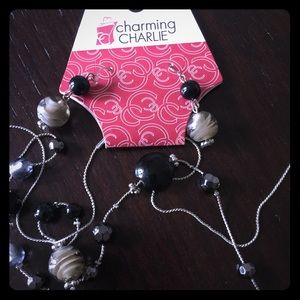 Necklace and earring combo