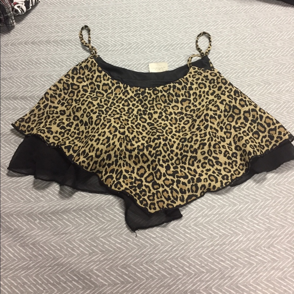 Cheetah crop top