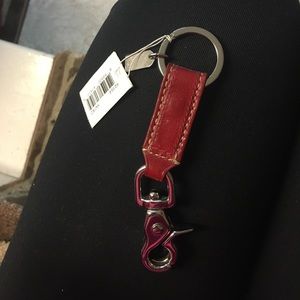coach trigger snap key fob never used tag still on