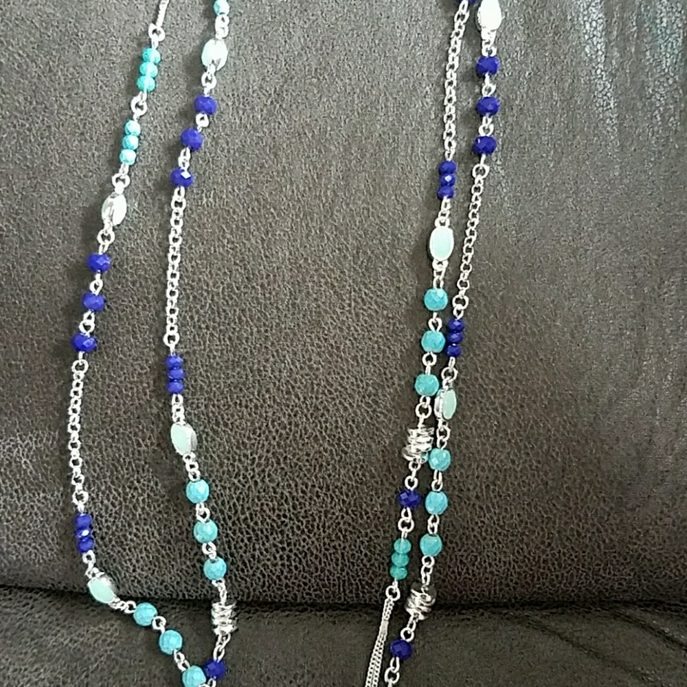 Double Chain Necklace - Picture 2 of 4