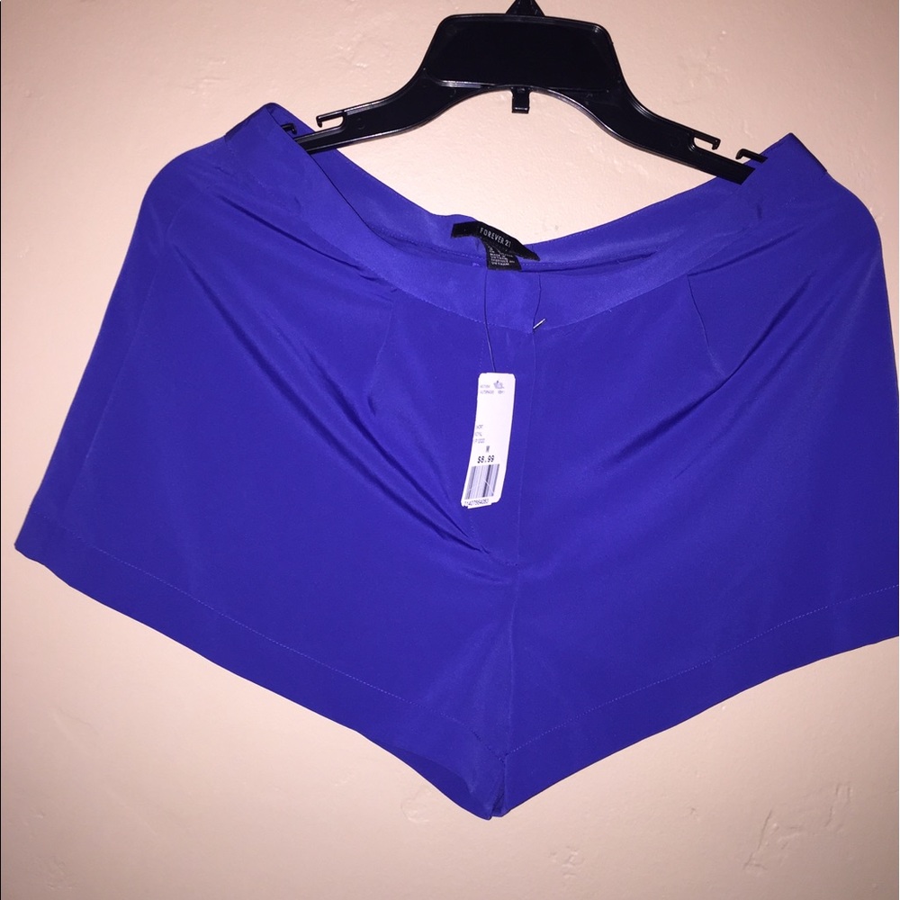 Blue shorts