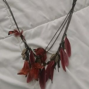 Feather necklace