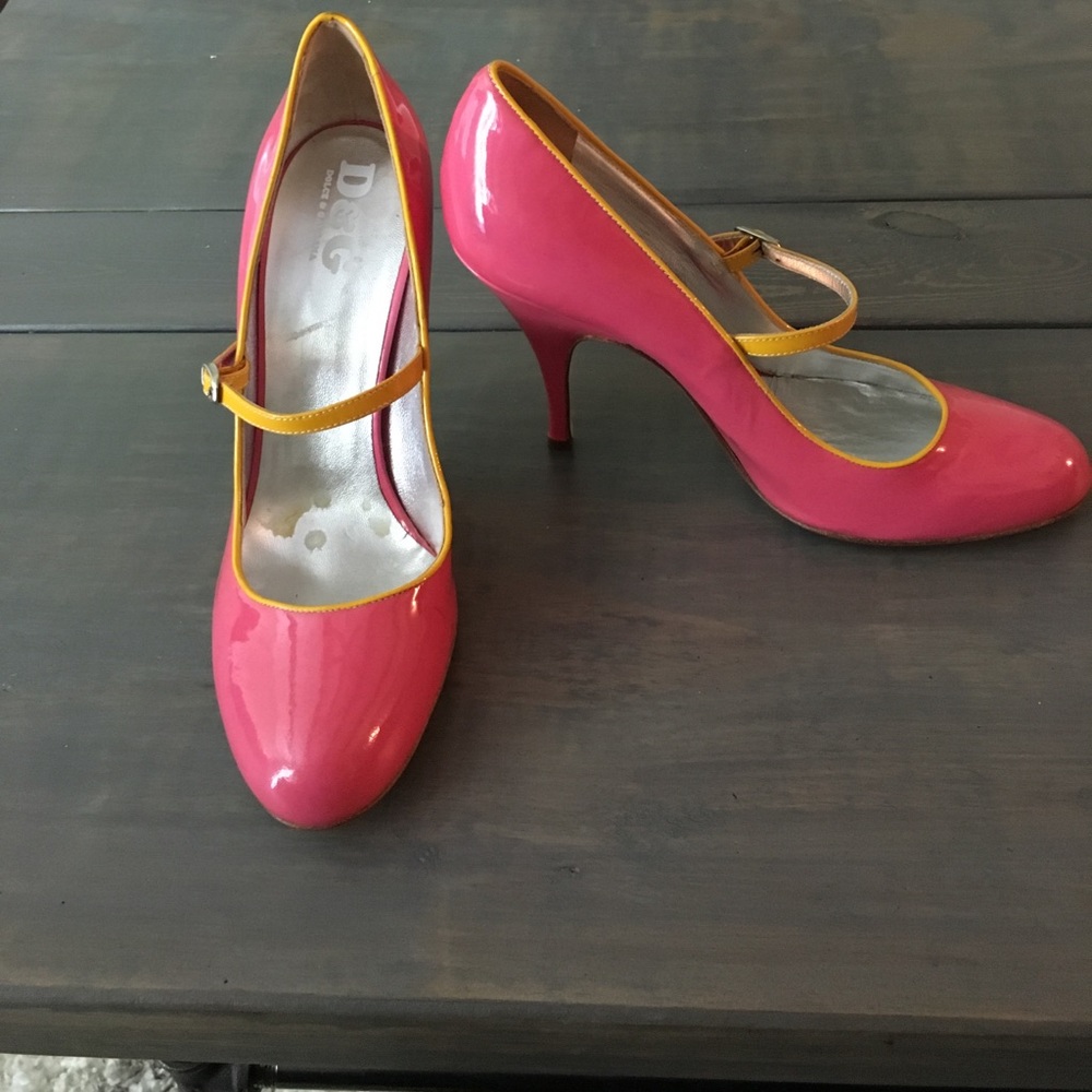 Docle and Gabbana patent Mary Janes