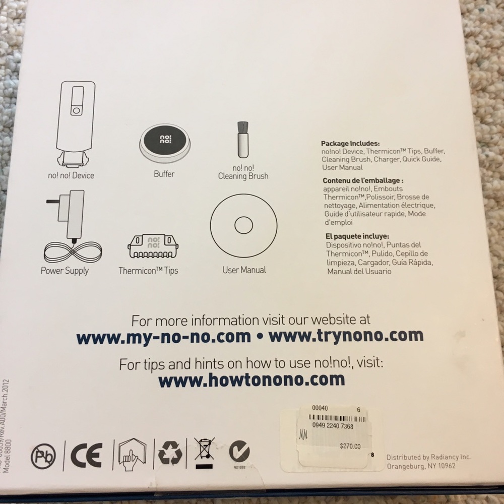 NoNo hair removal system - Picture 3 of 7