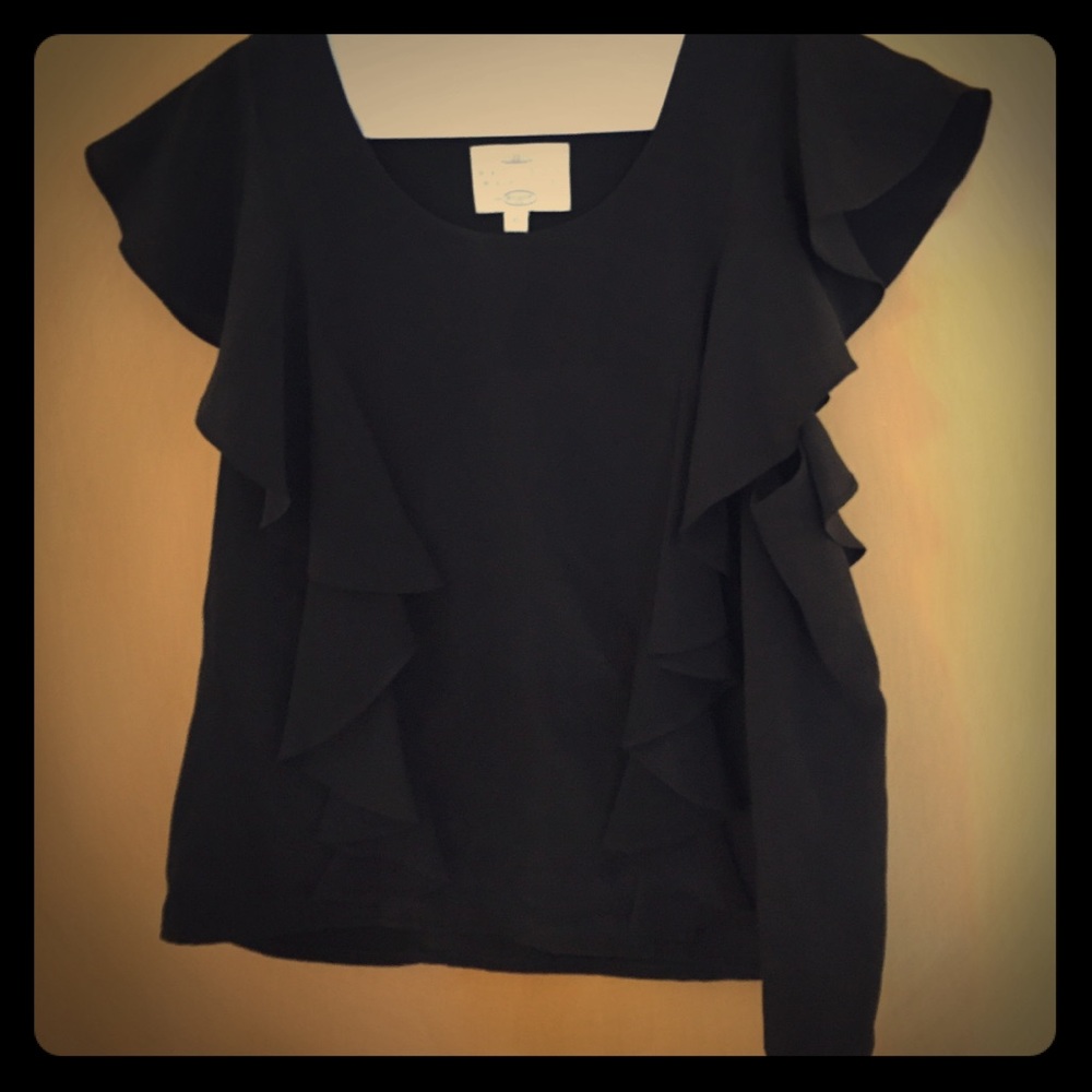 Madison Marcus Black Silk Shirt
