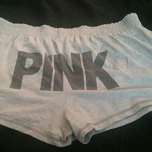 VS pink shorts