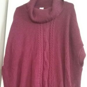 Poncho sweater
