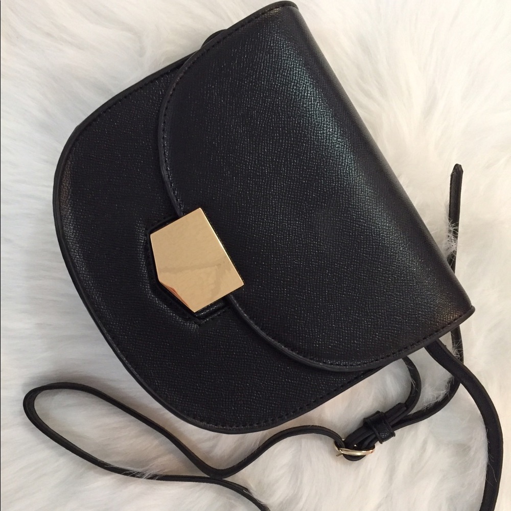 Black cross body bag