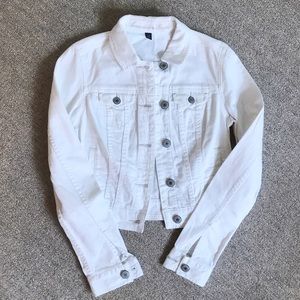 ae white denim jacket