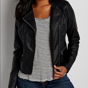 Faux Leather Jacket