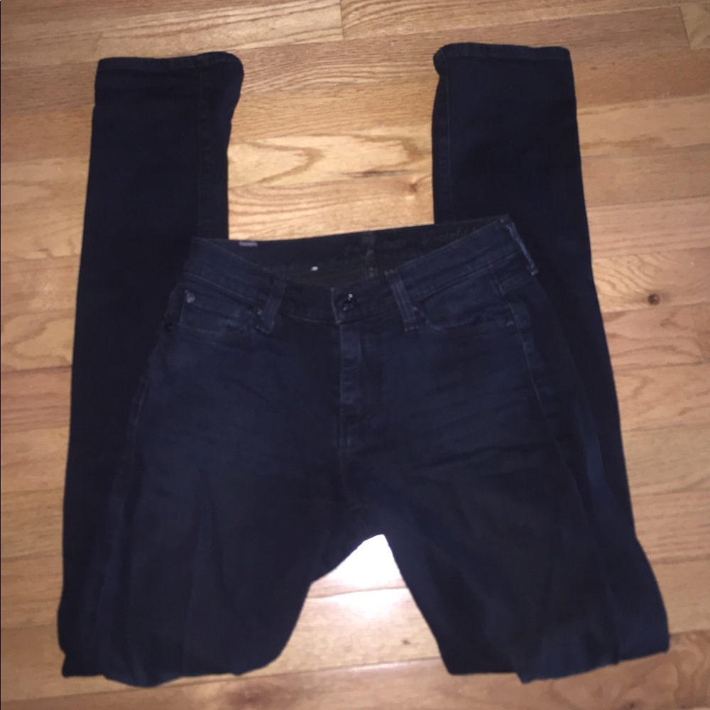 7 For All Man Kind dark blue jeans