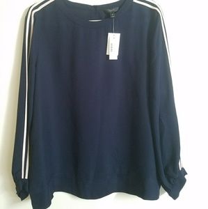 Dark Blue J Crew top