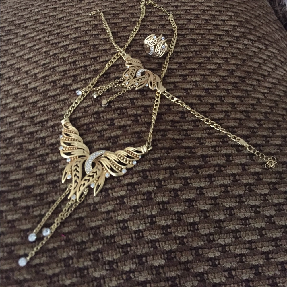 African Butterfly Jewelry Set