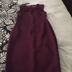 KK Kollection burgundy dress
