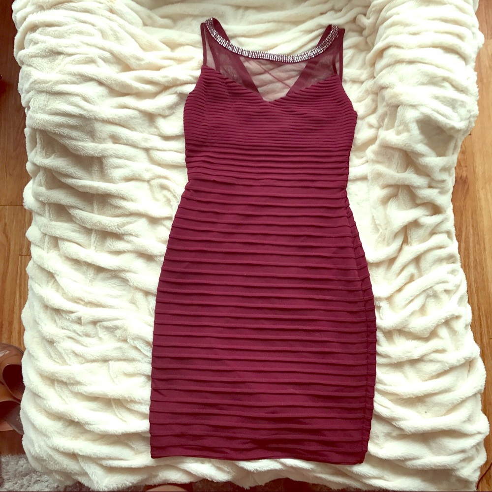Calvin Klein Wine colored Dress