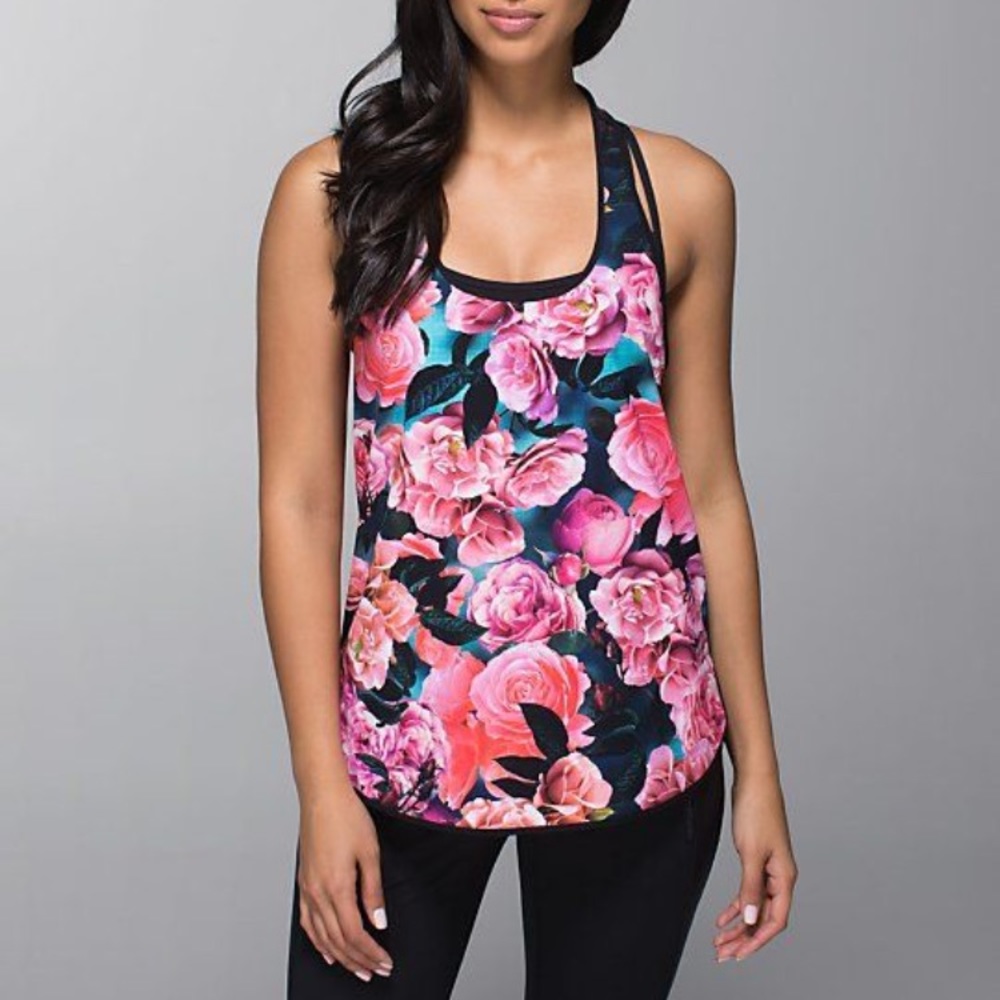 Costal Tank - Secret Garden print
