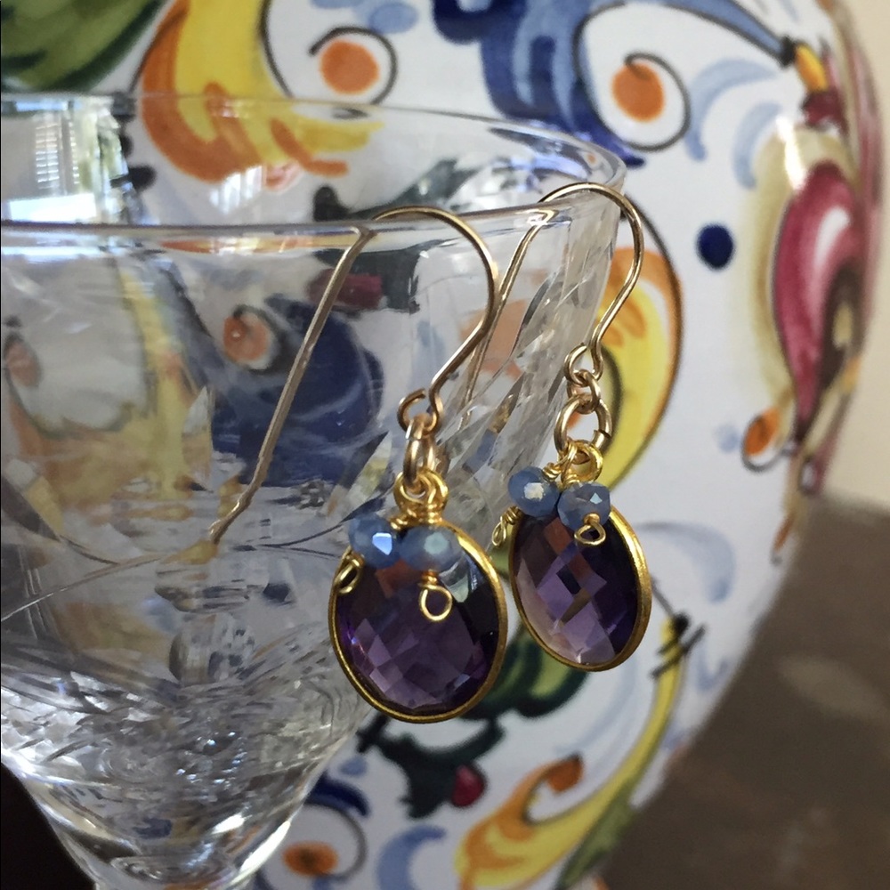SOLD Amethyst Earrings