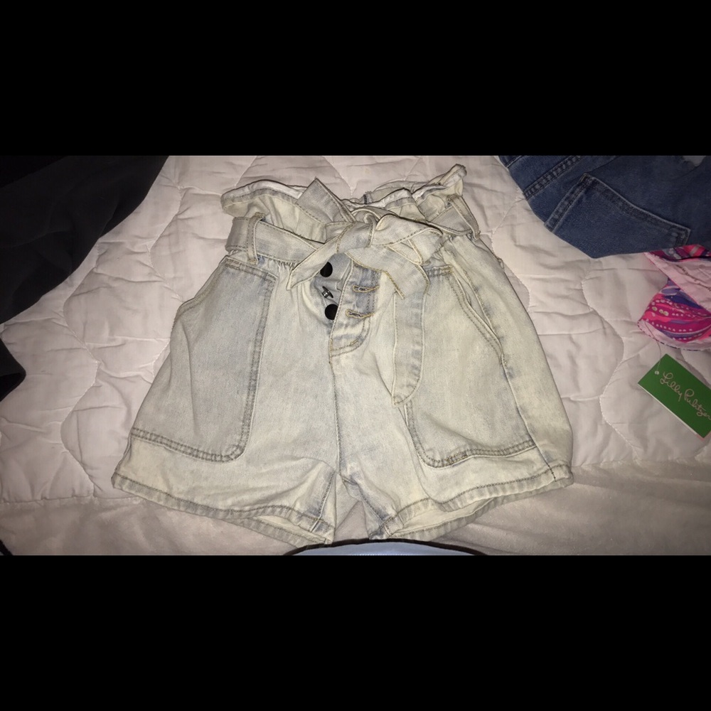 Denim shorts
