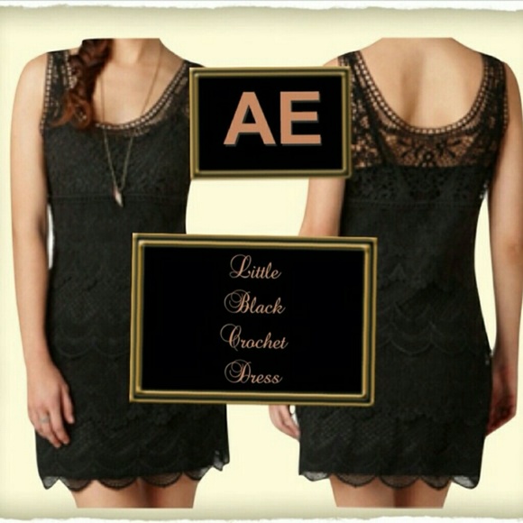 American Eagle Outfitters Dresses & Skirts - AEO Crochet Flapper Dress