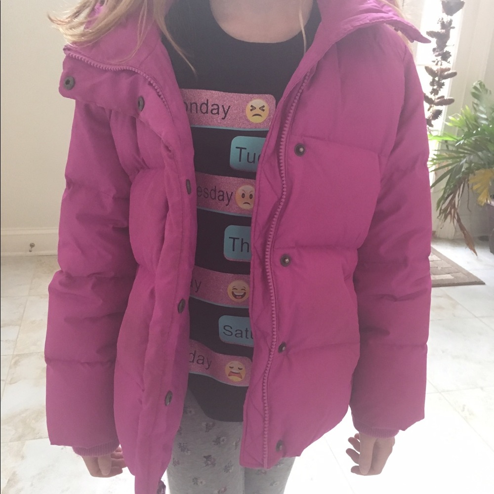 Gap kids magenta girls winter jacket