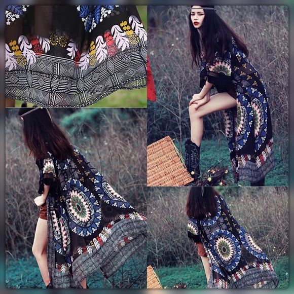 Other - LOWEST PRICE☄️SALE☄️Sz L-XL Kimono Cover Up