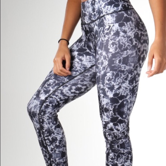 SOLD--GymShark Ripple Leggings - Picture 3 of 4