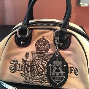 Authentic Juicy Couture Velvet Velour Handbag