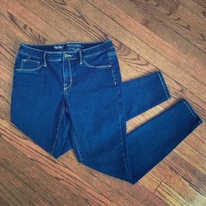 Mid-Rise Denim Jegging-Dark Wash
