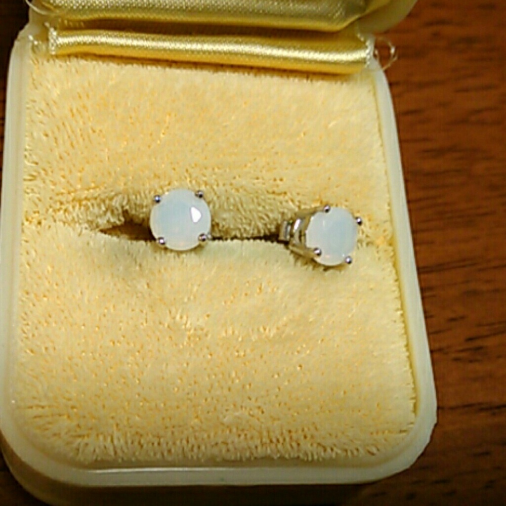 Fire Opal Earrings/post