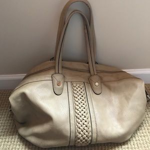 Large light tan tote