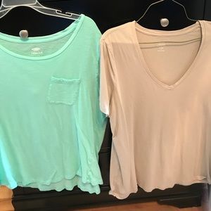 Old navy relaxed tops!