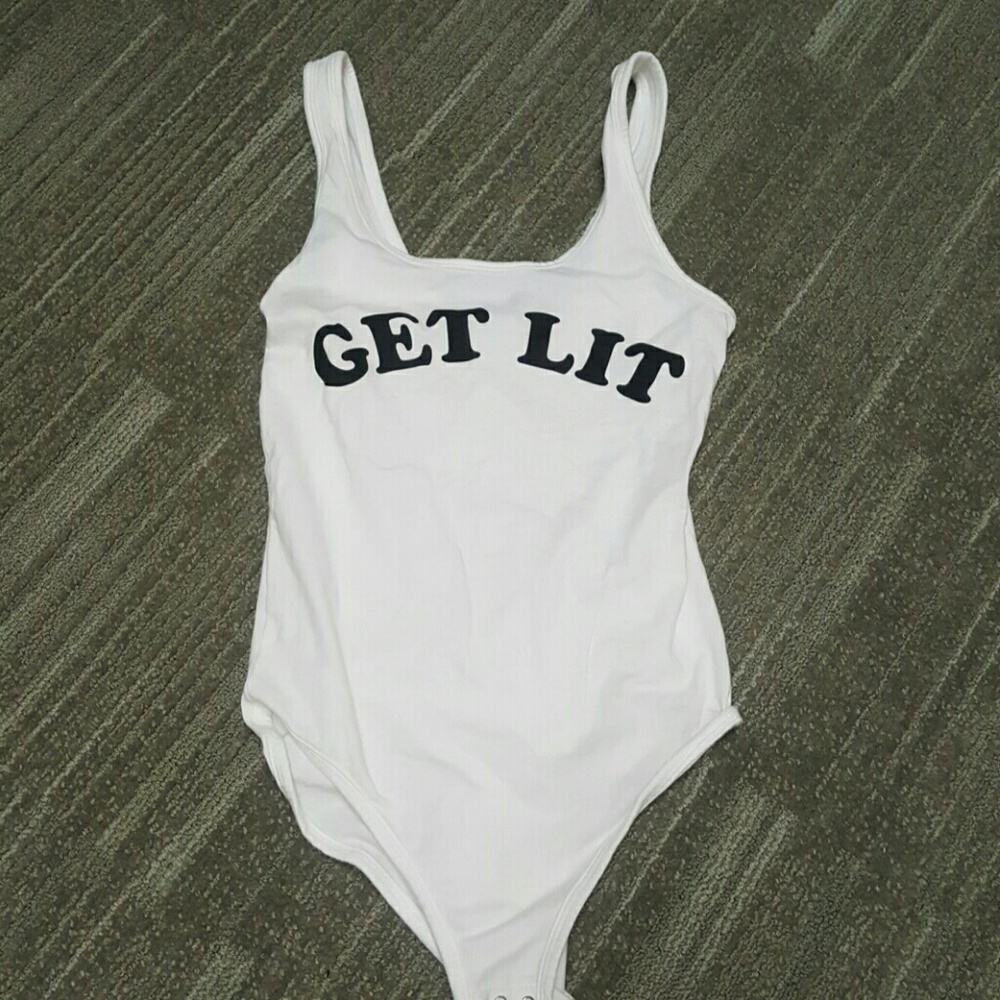 Victoria Secret Pink Bodysuit Onsie XS