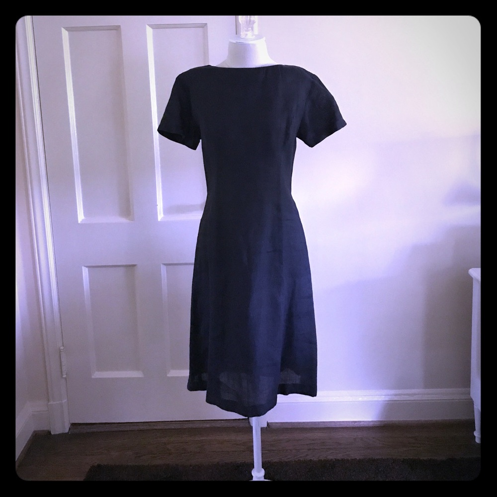 Black Linen Dress