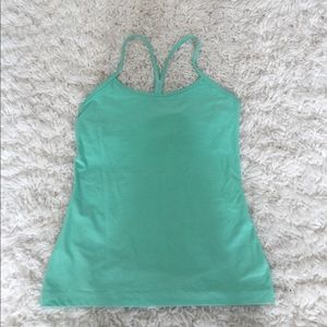 Lululemon Mint Power Y Tank Top