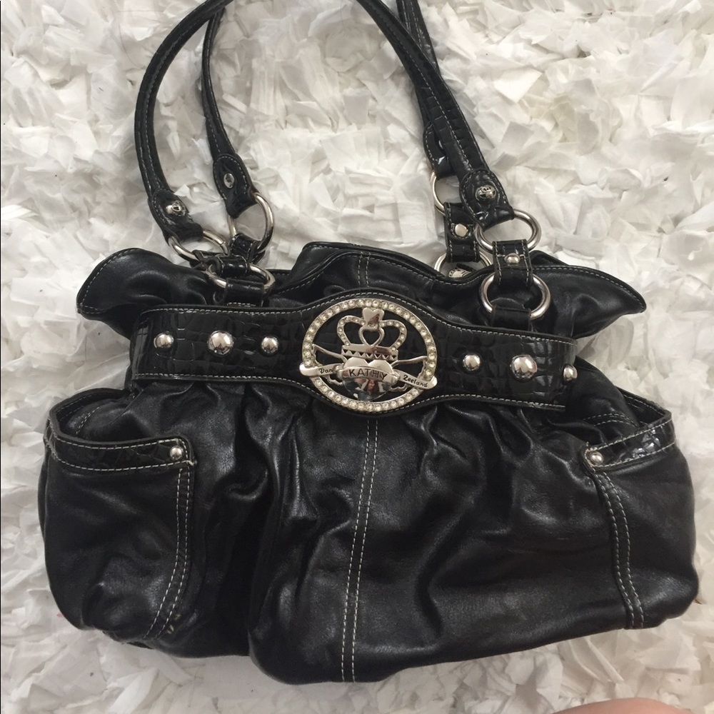 Black Kathy van Zeeland hand bag