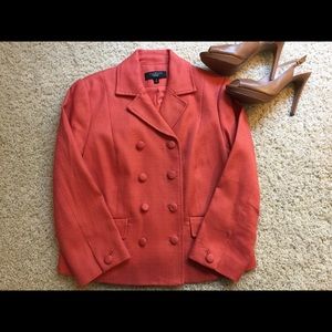 Talbots Salmon Blazer size 4P EUC