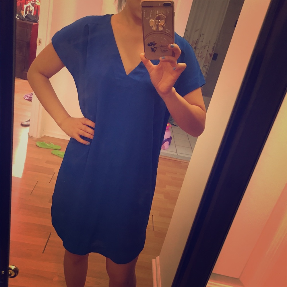 Blue dress