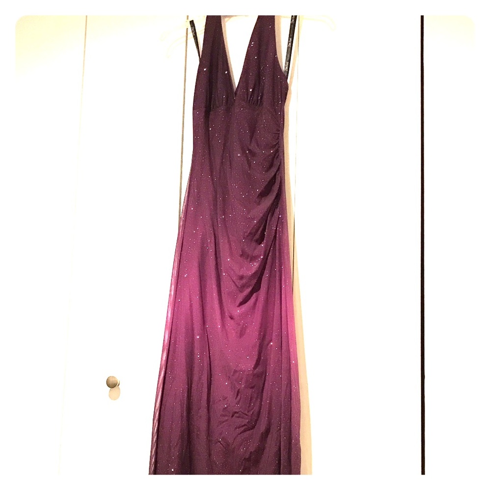 Purple ombré halter formal dress - Zum Zum sz 5/6