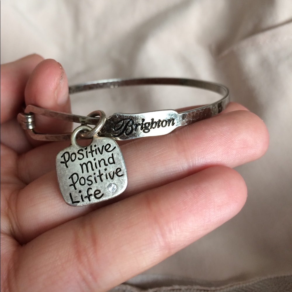 Positive mind positive life bangle