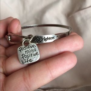 Positive mind positive life bangle