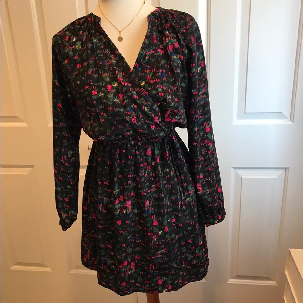 AQUA Speckled Long Sleeve Dress Size XS - Picture 1 of 6
