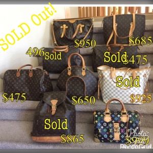 Authentic Available Louis Vuitton Purses