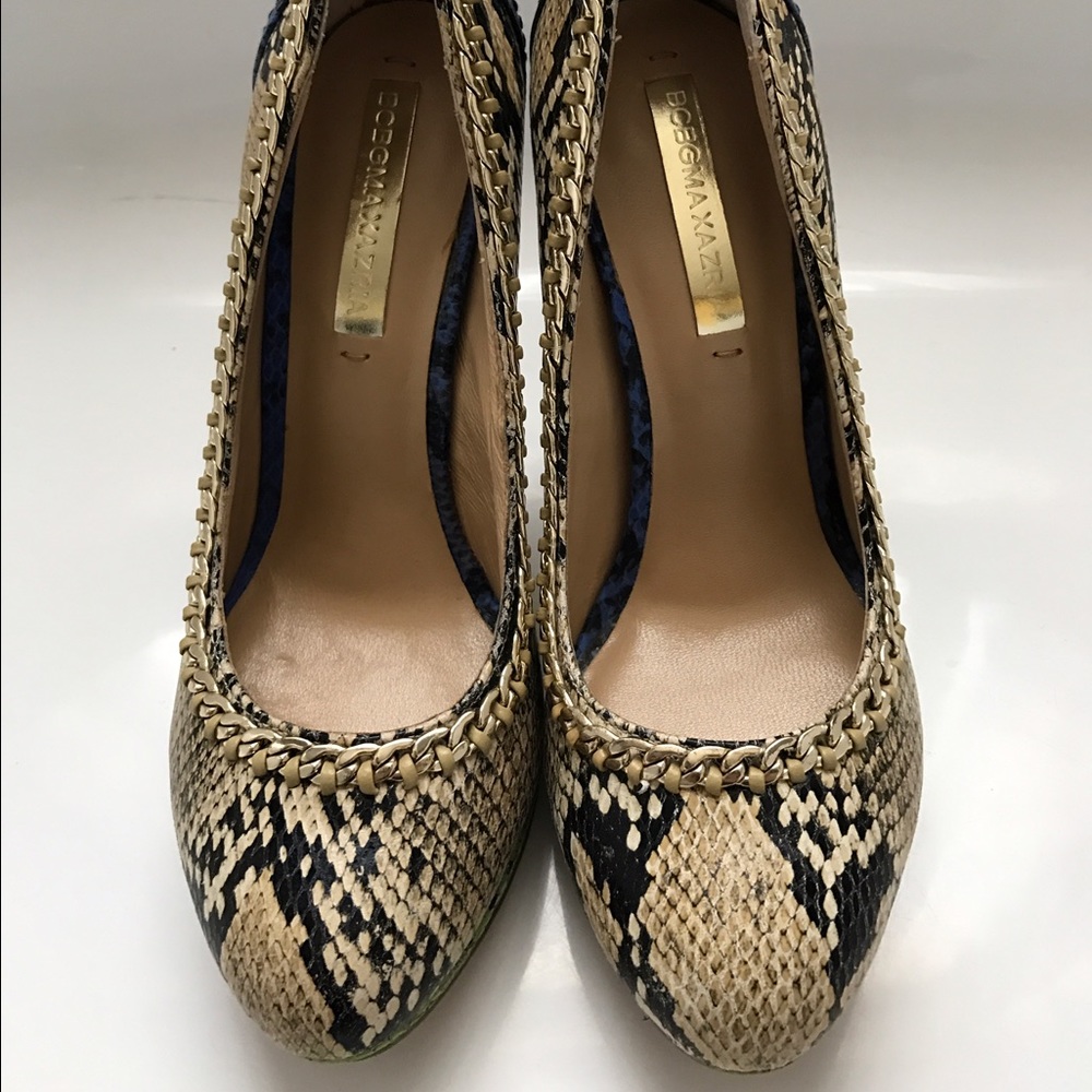 BCBG Snake-Print Heel