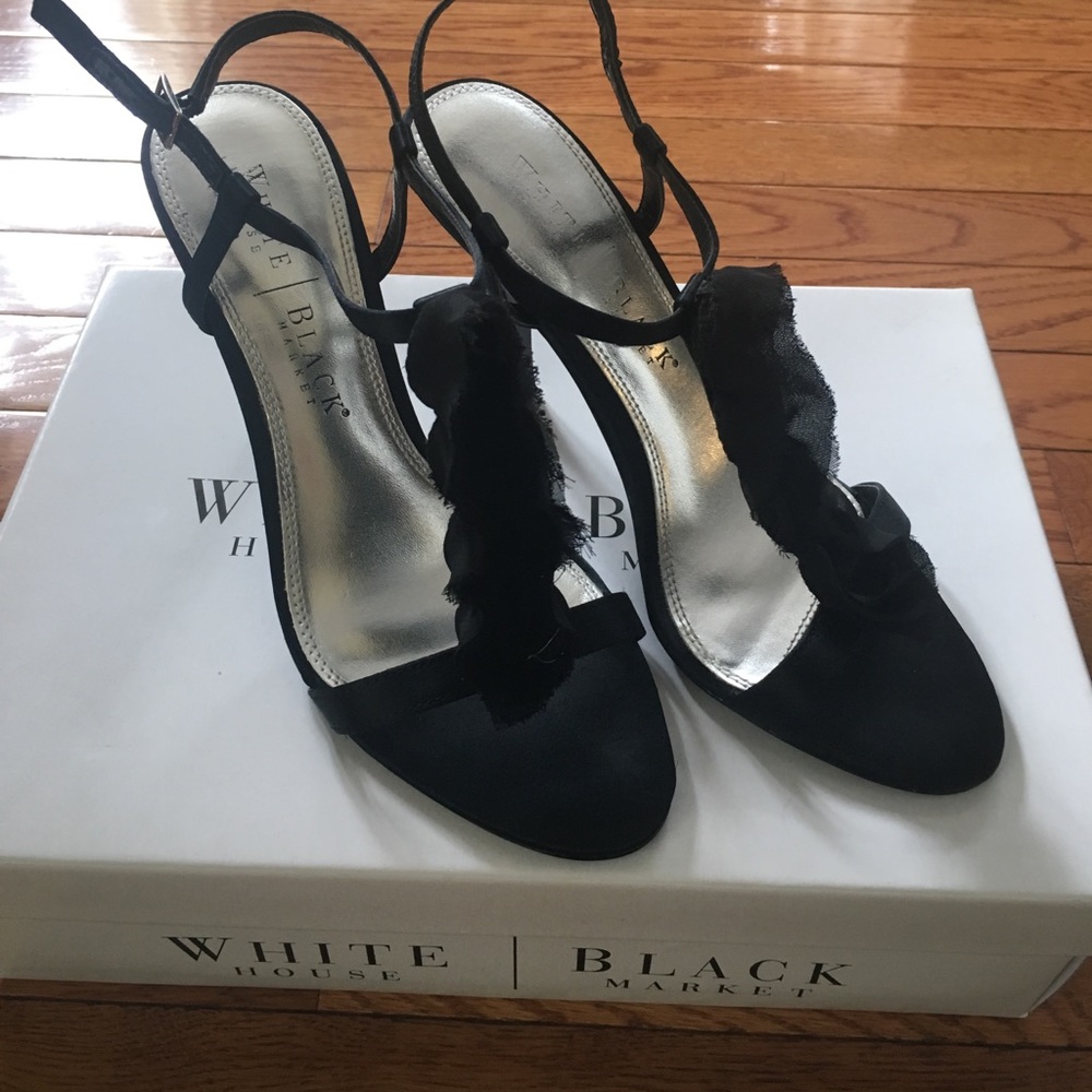 White House Black Market - Black Strapy Shoes