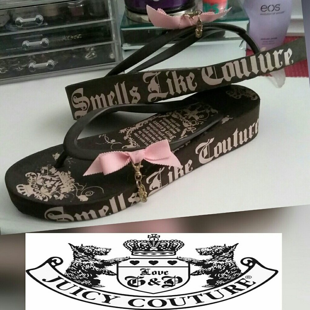 Juicy couture charm sandals