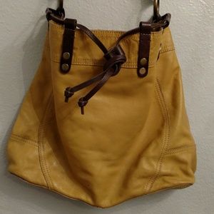 Yellow Leather Purse
